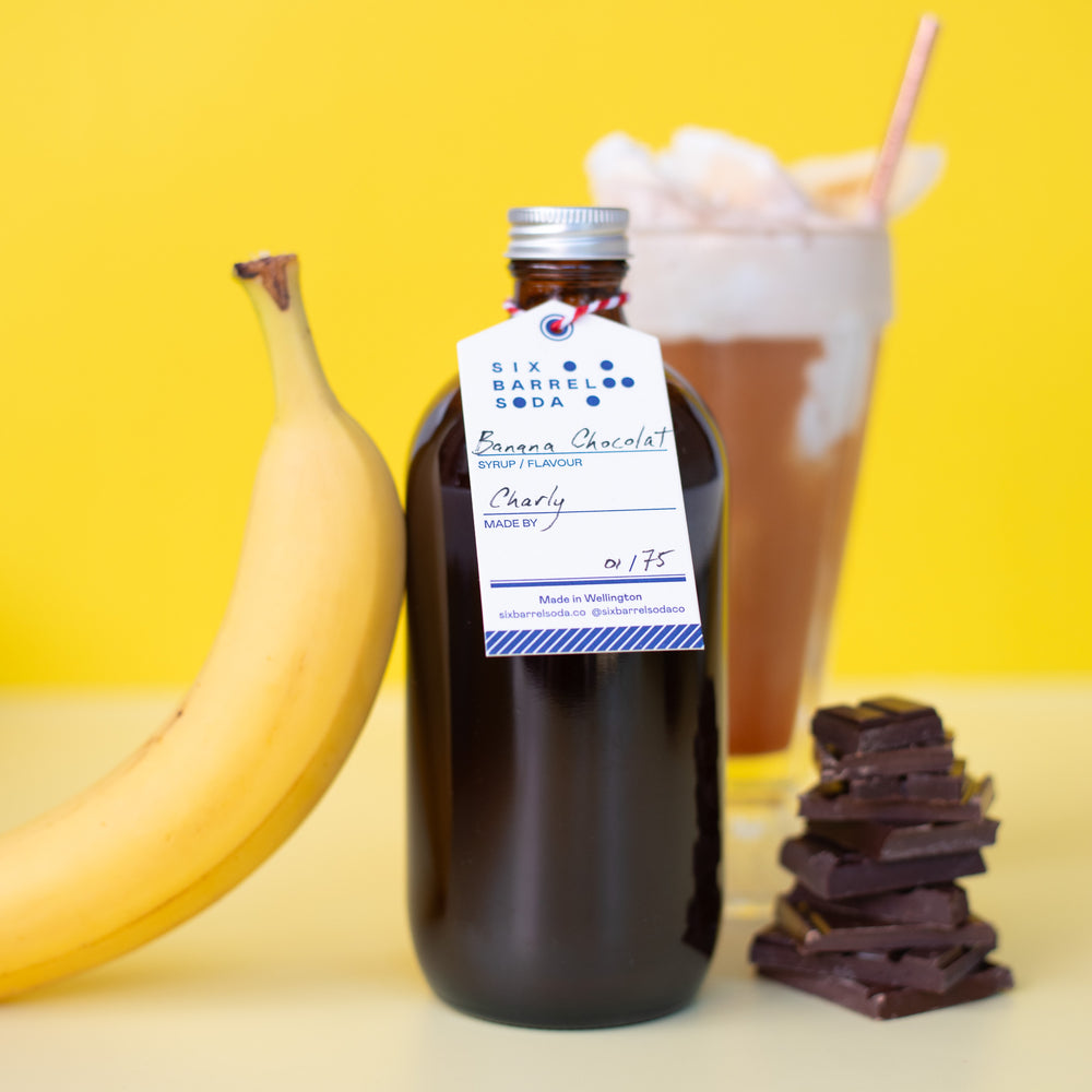 Banana Chocolat Soda Syrup